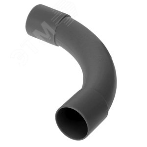 Соединитель угловой черный д16 (5шт/600шт уп/кор)