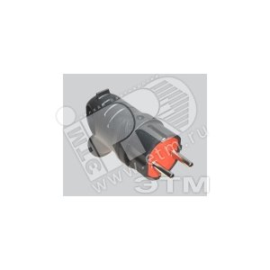 Вилка с кольцом 16А 250V 2P IP44 с/з КАУЧУКОВАЯ Fetih (20/200 уп/кор) - ПРОМРУКАВ