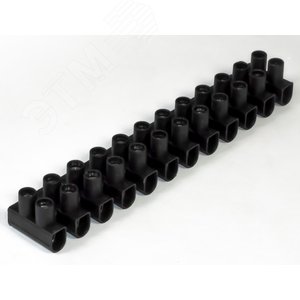 EKL 2 S (черная) Клеммная колодка п/п, 450В, 12 полюсов, 2,5...10 мм2 Tridonic (10 шт/уп) (88718299)