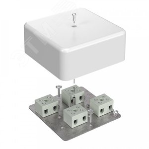 Коробка огнестойкая для кабель-канала 40-0470-FR10.0-8 Е15-Е120 103х103х45