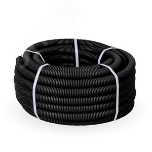 Труба гофрированная ПП легкая безгалогенная (HF) разрезная с/з д25 2