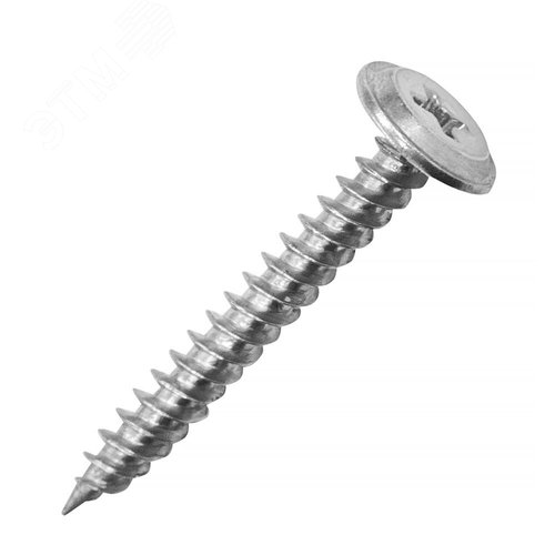 Саморез 4,2х25 с прессшайбой, острый, цинк