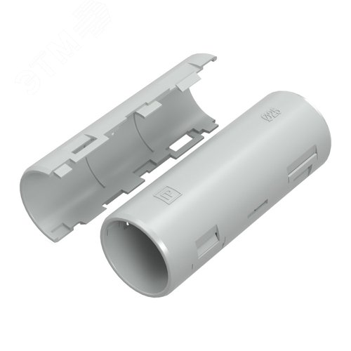 Муфта разборная d25 мм атмосферостойкая серая (5шт/300шт уп/кор) Промрукав - ПРОМРУКАВ