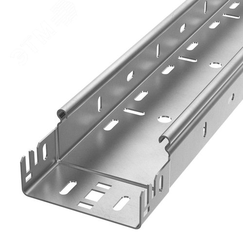 Лоток перфорированный Профи INOX (AISI 304) 100х50x3000 (1,0 мм) (6 м/уп) - ПРОМРУКАВ, артикул PR16.13323