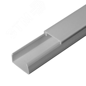 Кабель-канал серый RAL 7035 2-й замок в п/э 25х16 мм (80м/уп)