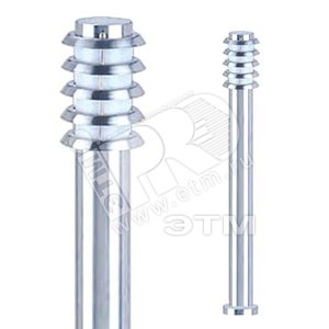 Светильник 60w E27 IP65 с решеткой H=0.45м нержавеющая сталь Inox-145 (INOX-145) - Gigalight