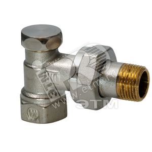 Угловой регуляторный клапандвойной регулировки, PN10, DN15, kvs 0..2.5 - SIEMENS