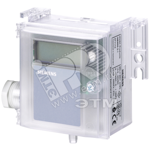 Датчик перепада давления по воздуху, 0…500 Па, 0…10 В, IP54 (QBM3020-5) - SIEMENS