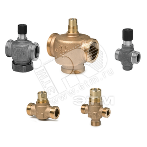 VXP47.10-0.4 Регулирующий клапан, 3-х ходовой, Kvs 0.4, Dn 10, шток 5.5