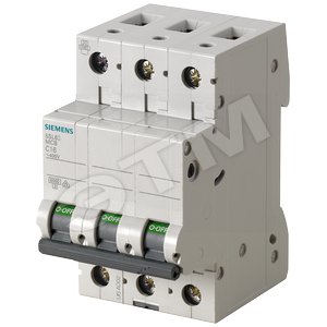 5SL6363-6 АВТОМАТИЧЕСКИЙ ВЫКЛЮЧАТЕЛЬ  400V 6KA, 3-ПОЛ., B, 63A