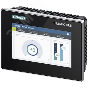 SIMATIC HMI MTP700, Unified Comfort Panel, touch operation, 7 widescreen TFT display, 16 million - SIEMENS