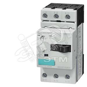 3RV10211GA10 Мотор-автомат  4.5-6.3А расц 76А S0 - SIEMENS