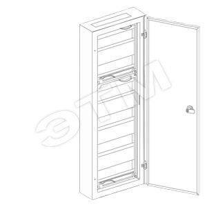 ALPHA 160 Шкаф распределительный встраиваемый IP31 2класс 950х800х140мм RAL9016 - SIEMENS