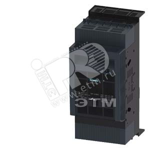 3NP1123-1BB20 ПРЕДОХРАНИТЕЛЬНЫЙ РАЗЪЕДИНИТЕЛЬ 3-ПОЛЮСА, NH000, 160A 40MM ШИННАЯ СИСТЕМА COVER LEVEL - SIEMENS