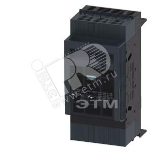 3NP1123-1BC20 ПРЕДОХРАНИТЕЛЬНЫЙ РАЗЪЕДИНИТЕЛЬ 3-ПОЛЮСА, NH000, 160A 60MM ШИННАЯ СИСТЕМА COVER LEVEL - SIEMENS