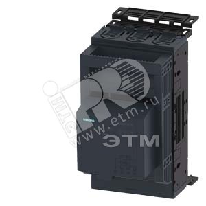 3NP1133-1BB12 ПРЕДОХРАНИТЕЛЬНЫЙ РАЗЪЕДИНИТЕЛЬ 3-ПОЛЮСА, NH00, 160A 40MM ШИННАЯ СИСТЕМА COVER LEVEL 3 - SIEMENS