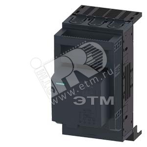 3NP1133-1JC12 ПРЕДОХРАНИТЕЛЬНЫЙ РАЗЪЕДИНИТЕЛЬ 3-ПОЛЮСА, NH00, 160A 60MM ШИННАЯ СИСТЕМА COVERS ДЛЯ RI - SIEMENS