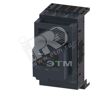 3NP1133-1JC23 ПРЕДОХРАНИТЕЛЬНЫЙ РАЗЪЕДИНИТЕЛЬ 3-ПОЛЮСА, NH00, 160A 60MM ШИННАЯ СИСТЕМА COVERS ДЛЯ RI - SIEMENS