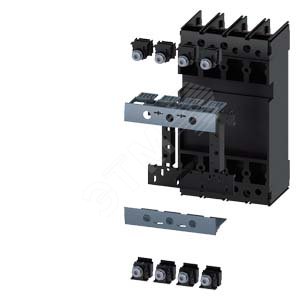 3VA9114-0KP00 ВТЫЧНОЙ ЦОКОЛЬ ПОЛНЫЙ КОМПЛЕКТ ПРИНАДЛЕЖНОСТЬ ДЛЯ 4-ПОЛ. 3VA1 160 - SIEMENS