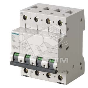 Выключатель автоматический четырехполюсный 3+N 10кА D32