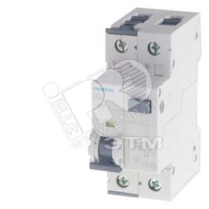 5SU1654-7KK06 ДИФФ.АВТОМАТ ТИП A , УСТ.ГЛУБИНА=70 MM IFN 300MA, 10KA, 1+N-ПОЛ. ТИП C 6A