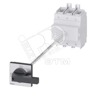 3LD2418-0TK11 ГЛАВНЫЙ КОНТРОЛЬНЫЙ ВЫКЛЮЧАТЕЛЬ 3-ПОЛЮСА FRONT MOUNTING FOUR-HOLE MOUNTING ROTARY ACTU - SIEMENS