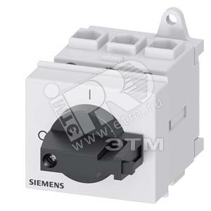 3LD2230-0TK11 ГЛАВНЫЙ УПРАВЛЯЮЩИЙ ПЕРЕКЛЮЧАТЕЛЬ 3 ПОЛЮСА IU=32, P/AC-23A AT 400V=11, 5KW МОНТАЖНОЕ О - SIEMENS