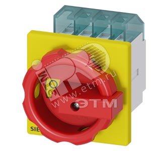 3LD2003-0TK53 ГЛАВНЫЙ/АВАРИЙНЫЙ ВЫКЛЮЧАТЕЛЬ 3 ПОЛЮСА IU=16, P/AC