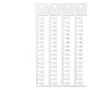PLATES HORIZONTEL. 1 PACK WITH 136 PLATES 2 CARDS PER 68 PLATES INSCRIPTION 2MM SIZE. 5X7MM, - SIEMENS