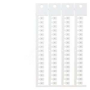 PLATES HORIZONTEL. 3 PACK WITH 136 PLATES 2 CARDS PER 68 PLATES INSCRIPTION 2MM SIZE. 5X7MM, - SIEMENS