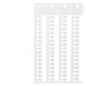 PLATES HORIZONTEL. 7 PACK WITH 136 PLATES 2 CARDS PER 68 PLATES INSCRIPTION 2MM SIZE. 5X7MM, - SIEMENS