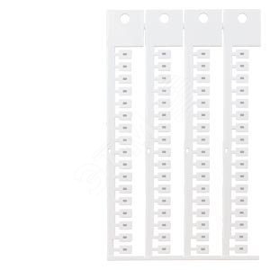 PLATES HORIZONTEL. 8 PACK WITH 136 PLATES 2 CARDS PER 68 PLATES INSCRIPTION 2MM SIZE. 5X7MM, - SIEMENS