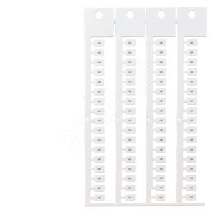 PLATES HORIZONTEL. 9 PACK WITH 136 PLATES 2 CARDS PER 68 PLATES INSCRIPTION 2MM SIZE. 5X7MM, - SIEMENS
