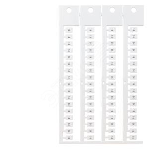 PLATES HORIZONTEL. 14 PACK WITH 136 PLATES 2 CARDS PER 68 PLATES INSCRIPTION 2MM SIZE. 5X7MM, - SIEMENS