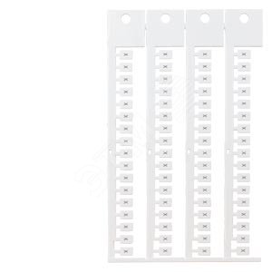 PLATES HORIZONTEL. X PACK WITH 136 PLATES 2 CARDS PER 68 PLATES INSCRIPTION 2MM SIZE. 5X7MM, - SIEMENS