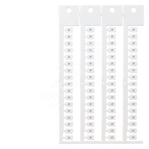 PLATES HORIZONTEL. N PACK WITH 136 PLATES 2 CARDS PER 68 PLATES INSCRIPTION 2MM SIZE. 5X7MM, - SIEMENS