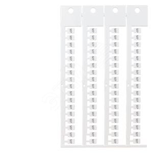 PLATES HORIZONTEL.: MP PACK WITH 136 PLATES 2 CARDS PER 68 PLATES INSCRIPTION 2MM SIZE. 5X7MM, - SIEMENS