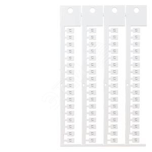 PLATES HORIZONTEL.: L1 PACK WITH 136 PLATES 2 CARDS PER 68 PLATES INSCRIPTION 2MM SIZE. 5X7MM, - SIEMENS