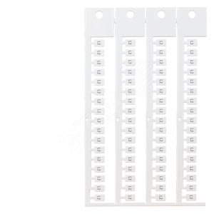 PLATES HORIZONTEL.: L2 PACK WITH 136 PLATES 2 CARDS PER 68 PLATES INSCRIPTION 2MM SIZE. 5X7MM, - SIEMENS