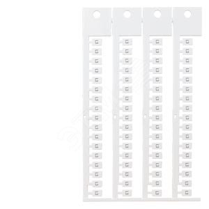 PLATES HORIZONTEL.: L3 PACK WITH 136 PLATES 2 CARDS PER 68 PLATES INSCRIPTION 2MM SIZE. 5X7MM, - SIEMENS