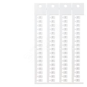PLATES HORIZONTEL.: L+ PACK WITH 136 PLATES 2 CARDS PER 68 PLATES INSCRIPTION 2MM SIZE. 5X7MM, - SIEMENS