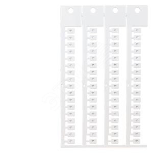 PLATES HORIZONTEL.: L- PACK WITH 136 PLATES 2 CARDS PER 68 PLATES INSCRIPTION 2MM SIZE. 5X7MM, - SIEMENS