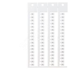 PLATES VERTICAL: PE PACK WITH 136 PLATES 2 CARDS PER 68 PLATES INSCRIPTION 2MM SIZE. 5X7MM, - SIEMENS