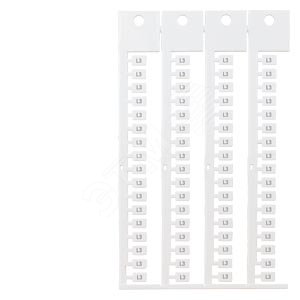 PLATES VERTICAL: L3 PACK WITH 136 PLATES 2 CARDS PER 68 PLATES INSCRIPTION 2MM SIZE. 5X7MM, - SIEMENS