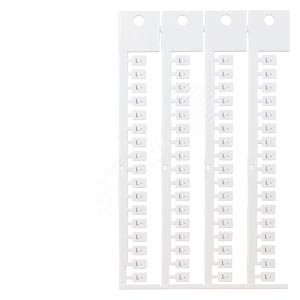PLATES VERTICAL: L- PACK WITH 136 PLATES 2 CARDS PER 68 PLATES INSCRIPTION 2MM SIZE. 5X7MM, - SIEMENS