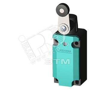 ПОЗИЦИОННЫЙ ВЫКЛЮЧАТЕЛЬ SIRIUS МЕТАЛЛИЧЕСКИЙ КОРПУС 40MM ACC. ДО EN50041 DEVICE CONNECTION 1X (M20X1.5) 1НО/ 1НЗ QUICK ACTION CONTACTS PART-TURN ACTUATOR RIGHT/LEFT ADJUSTABLE, METAL LEVER 30MM LONG, STRAIGHT WITH PLASTIC ROLLER 19MM - SIEMENS