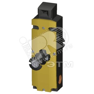 SAFETY POSITION SWITCH WITH TUMBLER LOCK. FORCE 1300N,5 APPR. DIR. PLASTIC ENCLOSURE,3X(M20X1.5) SPRING-LOCKED, EMERGENCY RELEASE ON REAR A. ESCAPE RELEASE ON FRONT, MAGNET VOLTAGE 24V DC, MONITOR. OF ACTUATOR 2NC/1NO, MONITOR. OF MAGNET 2NC/1NO - SIEMENS
