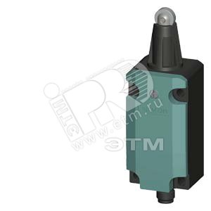 POSITION SWITCH 3SE51, METAL ENCLOSURE 40MM TO EN50041 1NO/1NC SNAP-ACTION CONTACTS W. M12 CONNECTOR, 5-POLE, FIXED PIN ASSIGNMENT: PIN1=21, PIN2=22, PIN3=13, PIN4=14, PIN5=PE WITH ROLLER PLUNGER, 30 N ACTUATING/RESTORING FORCE