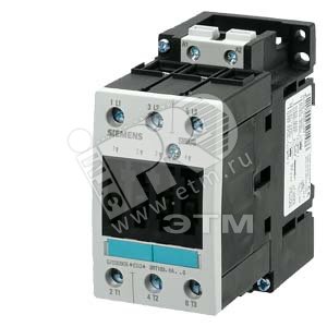 Контактор 3п AC-3 15кВт/400В 230В AC 50/60Гц типоразмер S2 винтовое соединение - SIEMENS