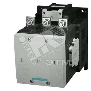 ВАКУУМНЫЙ КОНТАКТОР, 200КВТ/400V/AC-3, AC/DC-НОМИНАЛЬНОЕ ПИТАЮЩЕЕ НАПРЯЖЕНИЕ УПРАВЛЕНИЯ UC 21-27, 3V БЛОК-КОНТАКТЫ 2НО+2НЗ 3-Х ПОЛЮСНЫЙ, ТИПОРАЗМЕР S12 ШИННОЕ ПРИСОЕДИНЕНИЕ ПРИВОД: ЭЛЕКТРОННЫЙ, С ИНТЕРФЕЙСОМ КОНТРОЛЛЕРА DC24V - SIEMENS